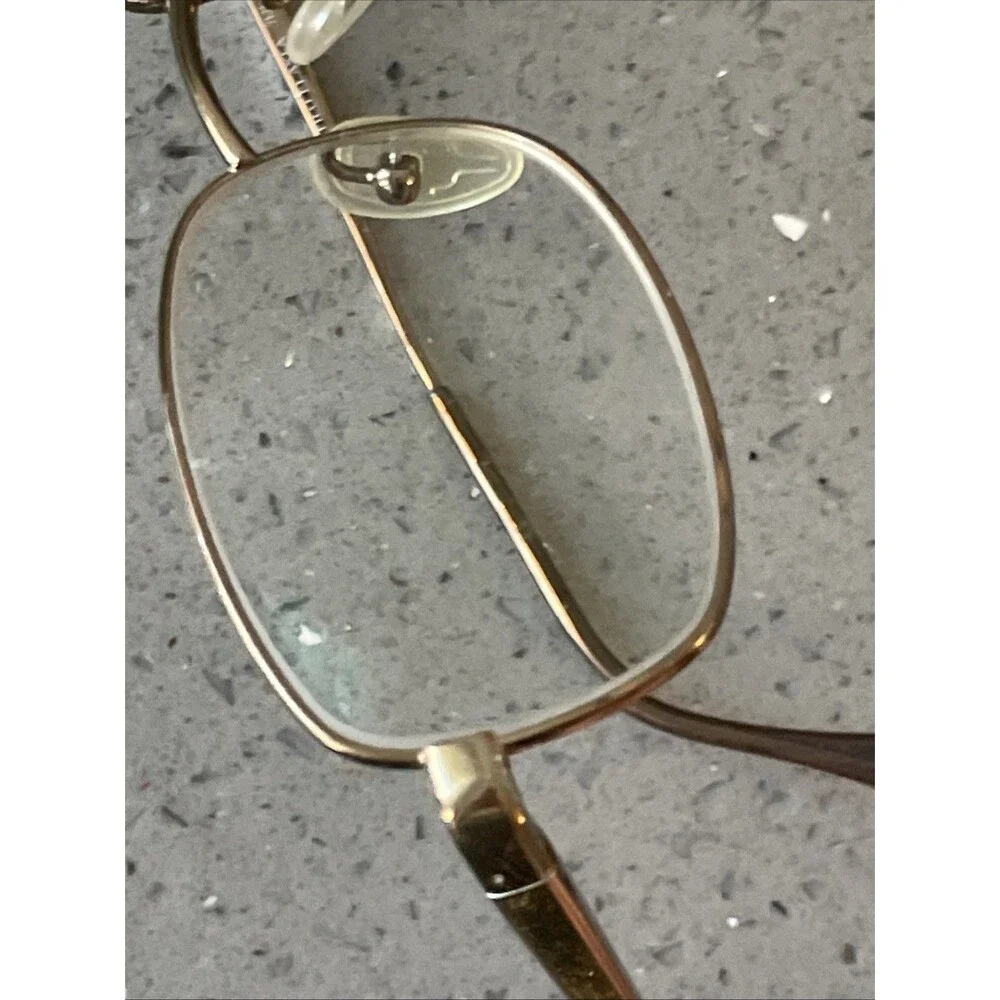Safilo Elasta 7121 Eyeglasses FRAMES ONLY 53-19-145 Italy Full Rim Brown bronze